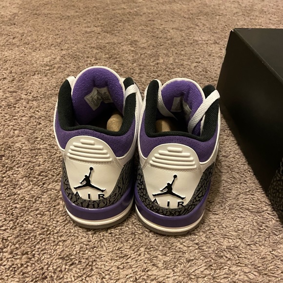 Dark iris jordan 3s - Picture 3 of 5